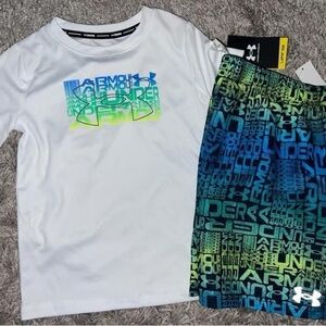 Under Armour Kids Swim Set - White and Blue